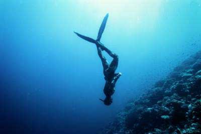 free-diving
