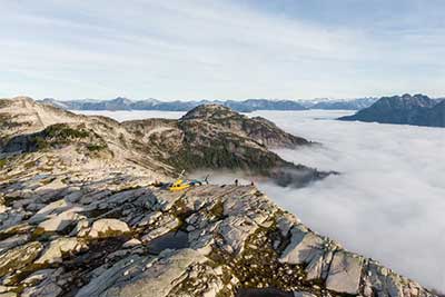 heli-hiking