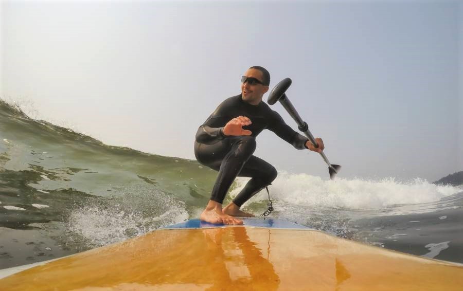 Surfing Long Beach